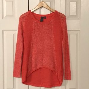 Quinn Coral Cable Knit Top Sz S/P
